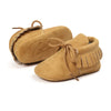 BabyRiser™ Charming Lace-up Tassels Suede Leather Toddler Moccasins