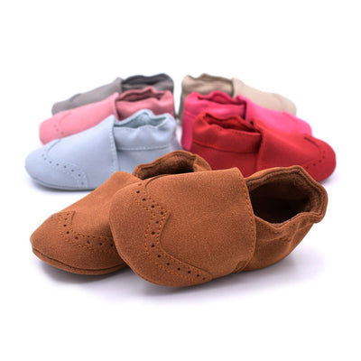 BabyRiser™ Nubuck Leather Baby Moccasins Shoes